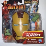 New Marvel Ironman 2 Micro Machines Heads Playset Mark Iii Movie Hasbro Toy. Price: $49.95.