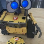 Disney Pixar Wall-e Thinkway Remote Control Rc Toy U-command & Works Read Used. Price: $77.00.