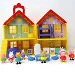 Peppa Pig Jazwares Fold-n-carry Yellow House Playset Figures Furniture U-pick Used. Price: $5.90.