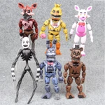 6PCS Set Five Nights At Freddy's Action Figures Fnaf Toys W/light. New. Price: $29.99.