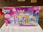 Hasbro My Little Pony - Princess Petals & Cloudpuff Royal Racing Zipline New!!. Price: $39.00.