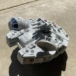 Star Wars Playskool Galactic Heroes Millennium Falcon Playset Hasbro B3816 Ship Used. Price: $22.97.