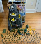 Marx Navarone Military Playset Army Men Vehicles Tanks Half Tracks Landing Craft Used. Price: $274.95.