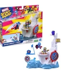 Marvel Stunt Squad Captain America Vs Thanos Tower Smash Playset New. Price: $25.00.