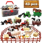 Kimicare 3 Pack Farm Toy Tractor With 40PCS Plastic Animals New. Price: $28.83.