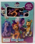 My Little Pony Tattle Tales Storybook And Four Ponies Figurines Hasbro New. Price: $22.55.