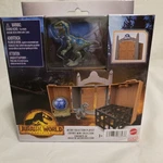 Jurassic World Dominion Micro Collection Playset - Blue Dinosaur Figure Mattel New. Price: $13.00.