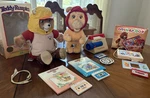 1985 Teddy Ruxpin Grubby Picture Show Answer Box Clothes W/video Working! Wow Used. Price: $599.00.