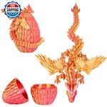 Mydhall 3D Printed Articulated Flying Dragon & Egg Toy Gift - Gradient Color New. Price: $26.94.