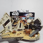 Star Wars The Force Awakens Micro-machines Millennium Falcon Playset Hasbro Used. Price: $9.99.