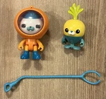Octonauts Mattel Captain Barnacles & Tunip Figures Lot Of 2 Net Grabber Scuba Used. Price: $18.50.