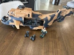 Vintage 1986 Gi Joe Tomahawk Helicopter Chopper Incomplete/repair W/ Pilot Used. Price: $49.99.