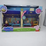 Peppa Pig School Playset W/ Figures Jazwares New Box Damaged Packaging. Price: $44.97.
