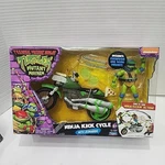 Teenage Mutant Ninja Turtles: Mayhem Kick Cycle & Leonardo Figure New. Price: $19.88.