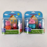 Peppa Pig Family Figure Set Mummy Daddy George Complete New Read. Price: $18.88.