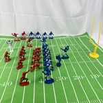 Kaskey Kids Football Guys Action Figures Red Blue Set W/ Case Used. Price: $24.98.