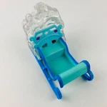 Disney Frozen Winter Blue Swirling Snow Sled Girls Kids Pretend Toy Mattel 2013 Used. Price: $16.79.