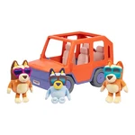 Bluey Big Heeler 4WD And Family Toddler Toy Car, Bingo Blue, Brown, Pink New. Price: $38.94.