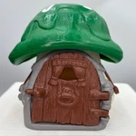 Smurfs Vtg Mushroom House Green Roof 40011 Playset Cottage Schleich No Butterfly Used. Price: $36.96.