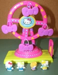 Hello Kitty World Ferris Wheel Sanrio 2012 With Figures Used. Price: $23.99.