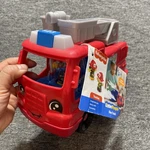 Fisher Price Multicolor Push Along Fire Truck Toy With Lights Music And Sounds New. Price: $18.00.