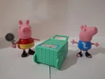 Peppa Pig Ice Cream Time Playset Figures And George Jazwares Used. Price: $13.00.