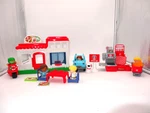 Fisher Price Little People We Deliver Pizza Place Restaurant Motorbike Target Used. Price: $48.00.