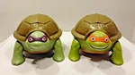 Tmnt Half Shell Heroes Turtle Lair Playset Lot Donatello Michelangelo Playmates! Used. Price: $19.99.