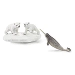 Schleich Wildlife Polar Bear And Narwhal 42531 From Japan New. Price: $38.32.