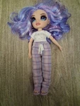 Rainbow High Junior Pj Party - Violet (purple) 22 Cm Posable Doll Used. Price: $9.99.