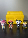 Ryan's World Teeny Gold Treasure Chest Cap'n Voyage - Lexa Peck Panda Used. Price: $8.00.