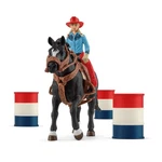 Schleich Farm World Cowgirl Barrel Racing Fun Toy Playset, Multi-colour (42576) New. Price: $38.56.
