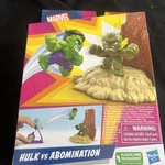 Marvel Stunt Squad The Incredible Hulk Vs. Abomination Toy Playset Hasbro Nib New. Price: $11.99.