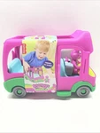 Barney World Adventure Bus Fisher Price Push Along Toy & Figure New Sealed. Price: $13.59.