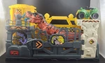 New Dinosaur Mega Playset Rex Action Figure Sounds Lights Jeep. Price: $39.95.