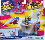 Marvel Stunt Squad Captain America Vs Thanos Tower Smash Playset New. Price: $8.99.