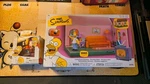 The Simpsons Living Room Diorama Playset Jakks Pacific Homer Bart Figure New. Price: $25.00.