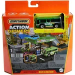 Matchbox Action Drivers Bus Station Playset New. Price: $18.99.