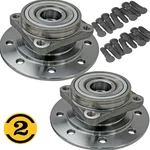 Front Wheel Bearing Hub Assembly Pair For 1994-1999 Dodge Ram 3500 8LUG No Abs New. Price: $155.69.