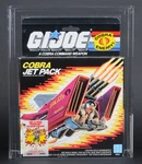 1987 Hasbro Gi Joe Series 6 Cobra Jet Pack Afa 85 Misb Sealed New. Price: $649.99.