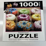 Turner Licensing Jigsaw Puzzle 1000 Pieces Delightful Donuts Multicolor Rainbow New. Price: $24.99.