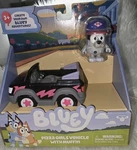 Moose Enterprise Bluey Vehicle Playset Muffin Figure Multicolor Cartoon Licensed New. Price: $25.00.