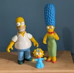 Playmates 2000 The Simpsons Interactive Figures Homer Marge & Maggie Used. Price: $17.88.