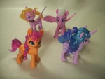 My Little Pony New Generation Royal Gala Figures 3" Ruddy Sparks Dazzle Toy Lot Used. Price: $5.00.
