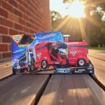 Monster Jam 2-IN-1 Launch Go Hauler Playset & Storage With Max-d Truck New. Price: $74.99.