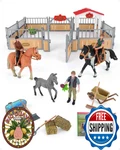 Dudumo Stable Playset, Gifts For Girls And Boys With 3 2 New. Price: $62.62.
