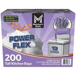 Mark Power Flex Tall Kitchen Drawstring Trash Bags 13 New. Price: $47.68.
