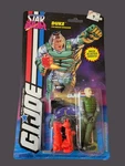 Gi Joe Star Brigade Duke Commander Action Figure 1993 Hasbro New Card Nos. Price: $45.00.