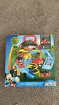 Disney Junior Mickey Mouse Stow Go Garage, Figure And Vehicle Playset, 3+ New. Price: $20.00.