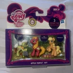My Little Pony Friendship Magic Apple Family Set Hasbro New 2011. Price: $21.00.